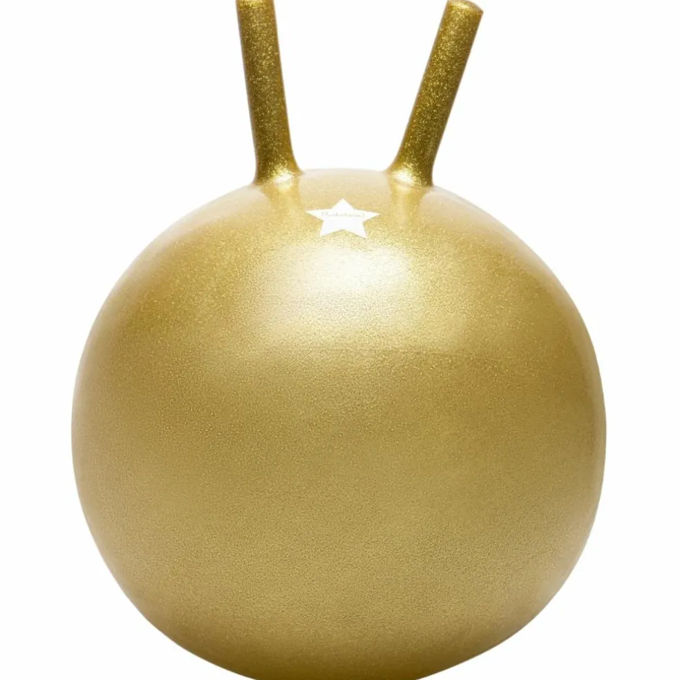 Ballon sauteur paillettes Doré