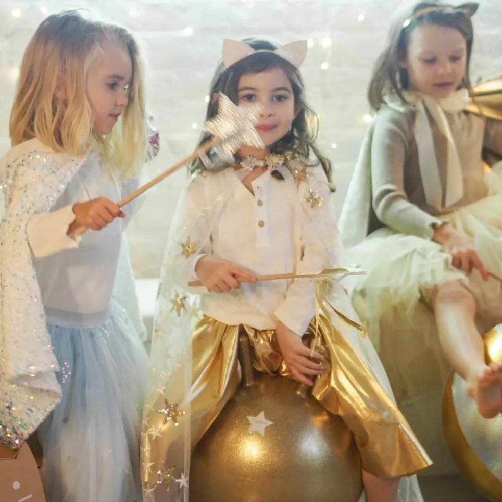 Ballon sauteur paillettes Doré