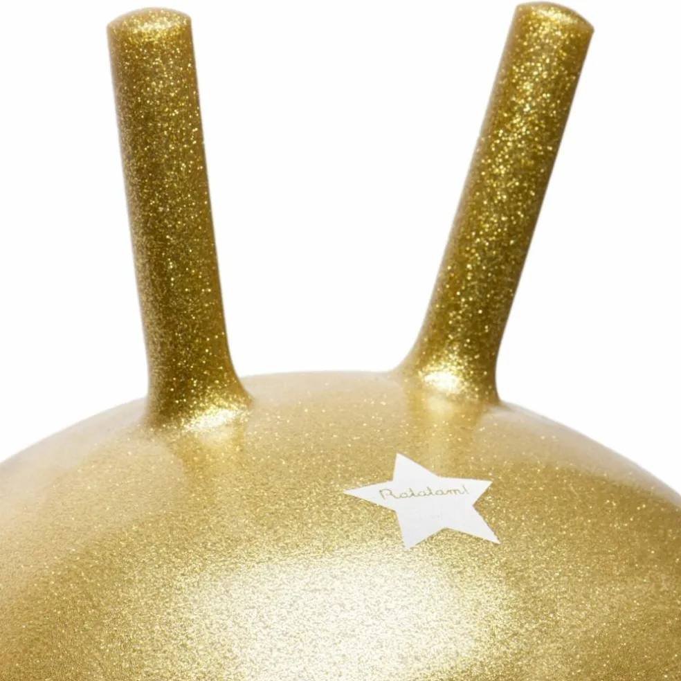 Ballon sauteur paillettes Doré