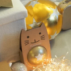 Ballon étoiles Or et Argent (30 cm)