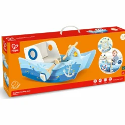 Bateau à bascule en bois