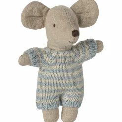 Bébé souris dans la nacelle Bleu