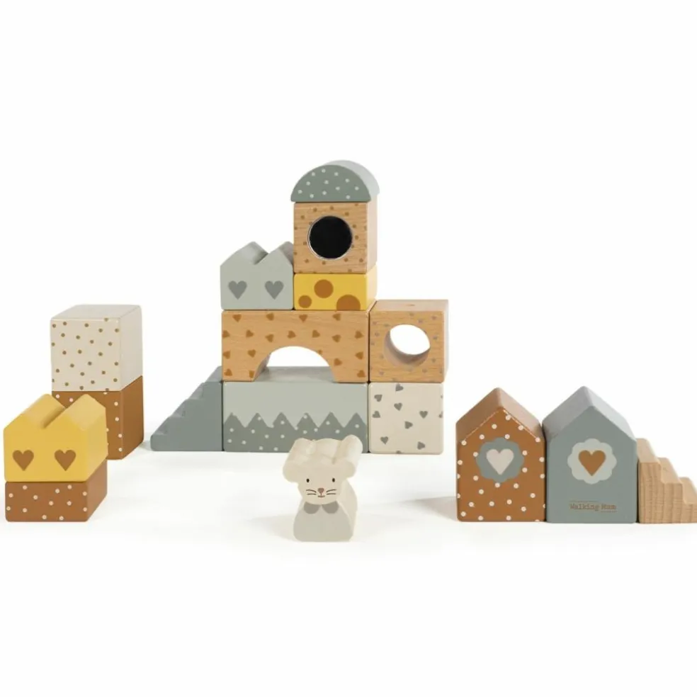 Blocs de construction en bois Poppy