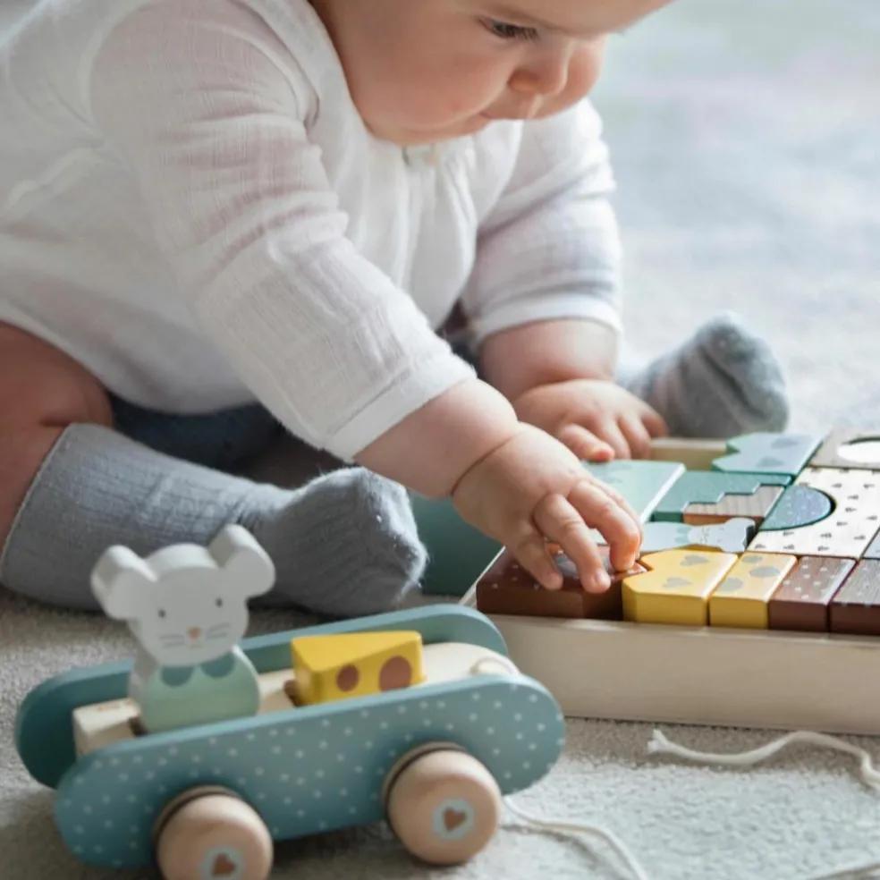 Blocs de construction en bois Poppy