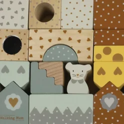 Blocs de construction en bois Poppy