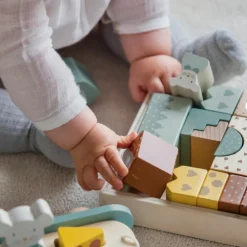 Blocs de construction en bois Poppy