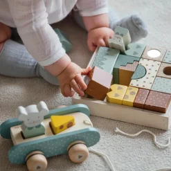 Blocs de construction en bois Poppy