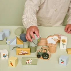 Blocs de construction en bois Little Farm