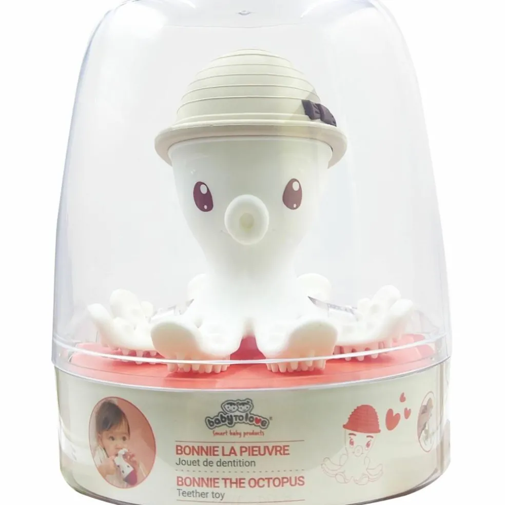 Bonnie la pieuvre de dentition Beige Taupe