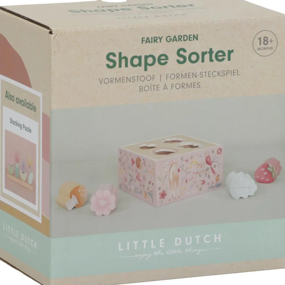 Boîte à formes en bois FSC Fairy Garden