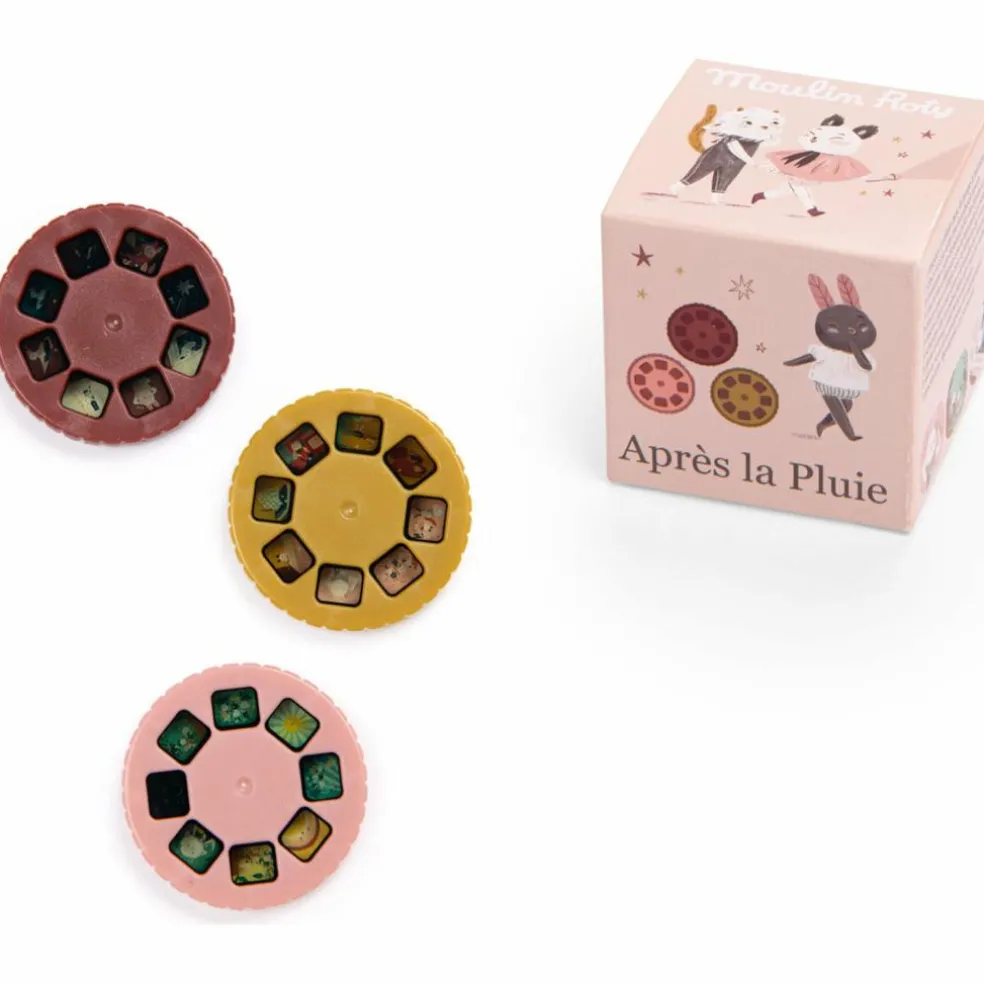 Boîte de 3 disques pour lampe à histoires Après la pluie