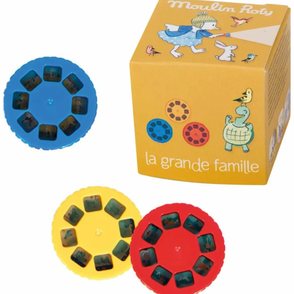 Boîte de 3 disques pour lampe à histoires La Grande Famille