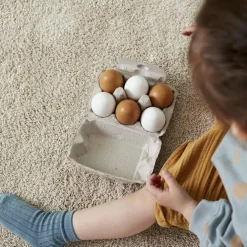 Boîte de 6 oeufs en bois Bistro