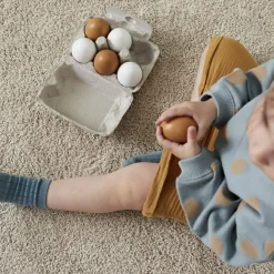 Boîte de 6 oeufs en bois Bistro
