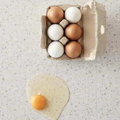 Boîte de 6 oeufs en bois Bistro