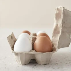 Boîte de 6 oeufs en bois Bistro