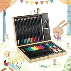 Boîte de couleurs pour dessiner, colorier et peindre