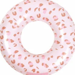 Bouée Léopard vieux rose