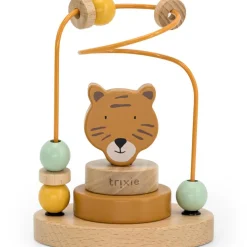 Boulier en bois avec tour à empiler Mr. Tiger