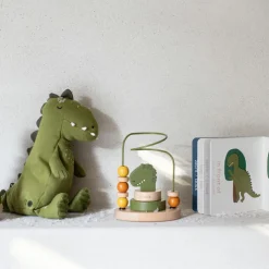 Boulier en bois avec tour à empiler Mr. Dino