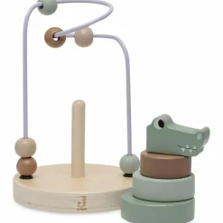 Boulier en bois avec tour à empiler Jungle Jambo Croco