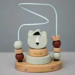 Boulier en bois avec tour à empiler ours Mr. Polar Bear