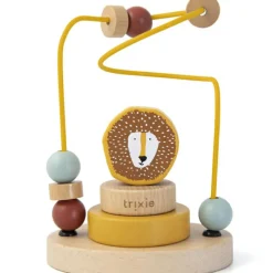 Boulier en bois avec tour à empiler Mr. Lion