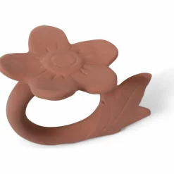 Bracelet de dentition en caoutchouc naturel fleur