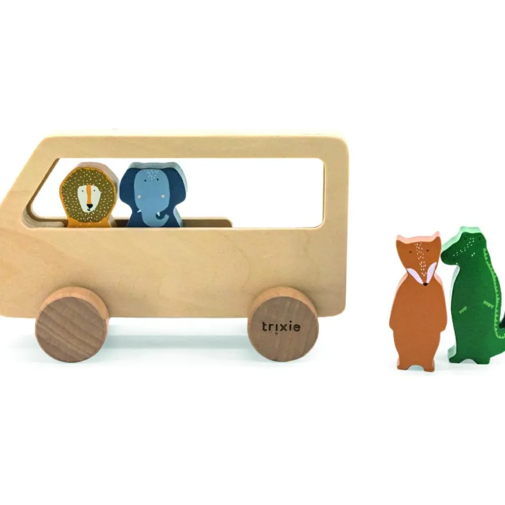 Bus en bois Animaux