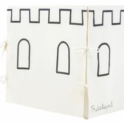 Cabane de table Château Noir et Beige (90 x 200 cm)