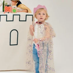 Cabane de table Château Noir et Beige (90 x 200 cm)