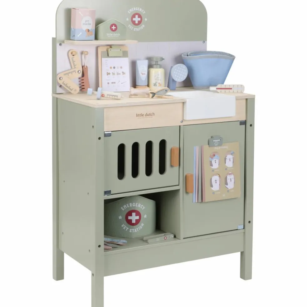 Cabinet de vétérinaire en bois FSC