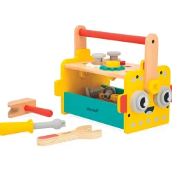 Caisse à outils Brico'kids en bois (25 pièces)