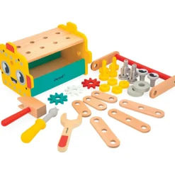 Caisse à outils Brico'kids en bois (25 pièces)