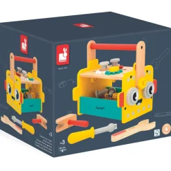 Caisse à outils Brico'kids en bois (25 pièces)