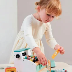 Caisse enregistreuse en bois