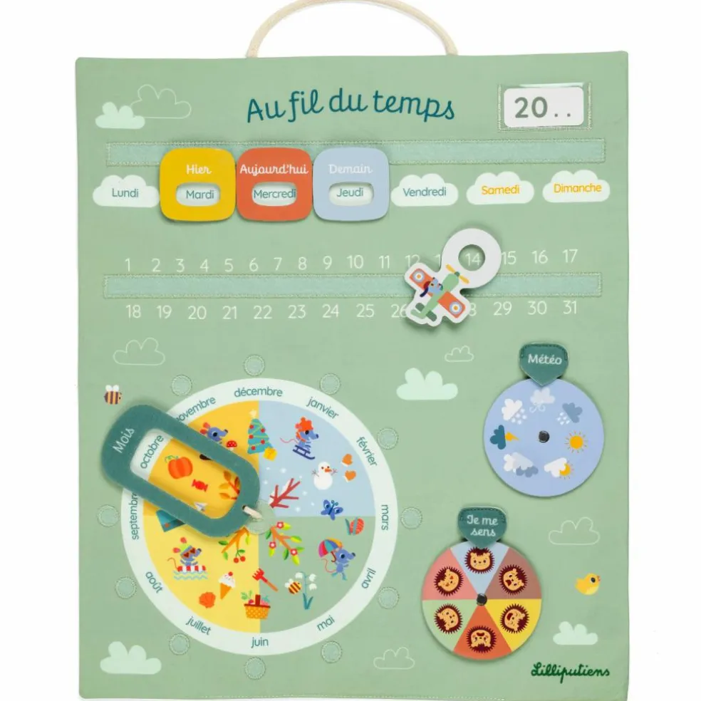 Calendrier ludique Au fil du temps