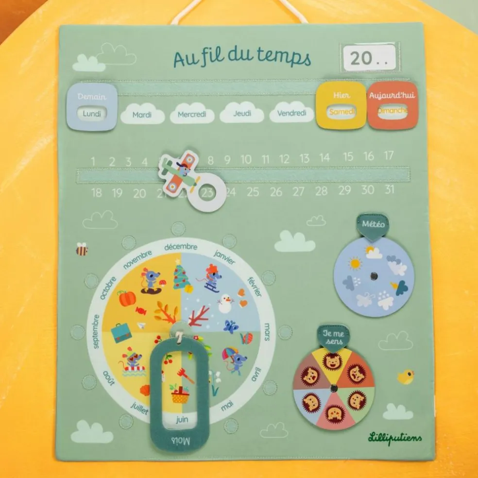Calendrier ludique Au fil du temps