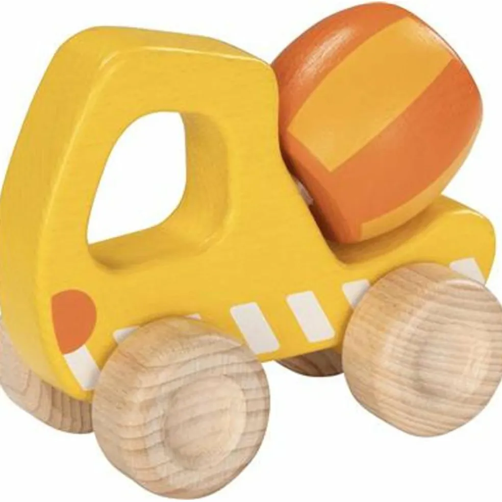 Camion bétonnière en bois