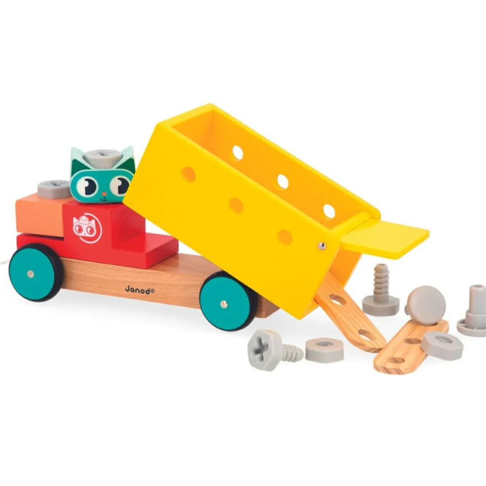 Camion de bricolage à tirer Brico'kids