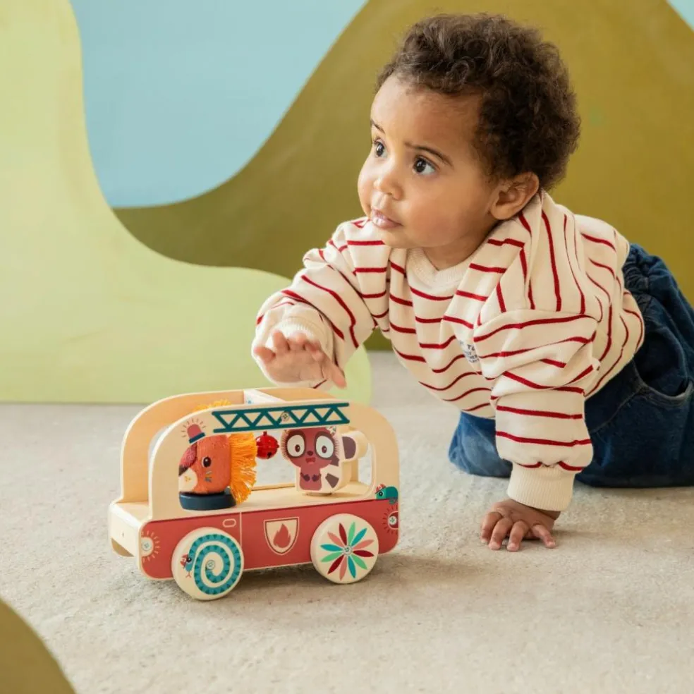 Camion de pompier en bois Jack