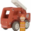 Camion de pompiers 1er âge en bois