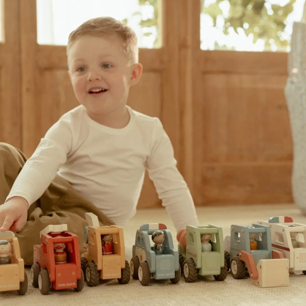 Camion toupie en bois