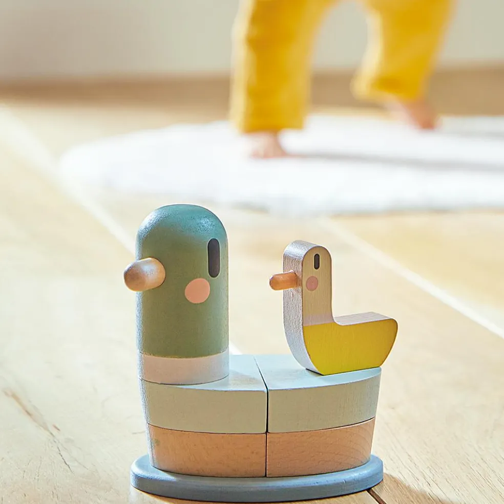 Canards empilables en bois Sweet Cocoon (8 pièces)