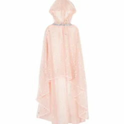 Cape de fée Rose à étoiles (4-10 ans)