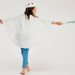 Cape Snowhite Blanc Holographique (4-12 ans)