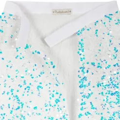 Cape Snowhite Blanc Holographique (4-12 ans)