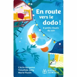 Carte En route vers le dodo, 8 petits rituels du soir
