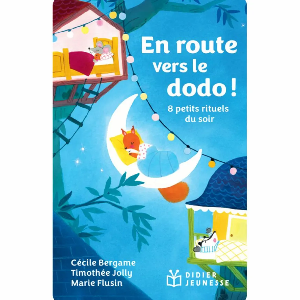 Carte En route vers le dodo, 8 petits rituels du soir