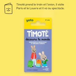 Carte Timoté découvre le monde pour Yoto Player et Mini